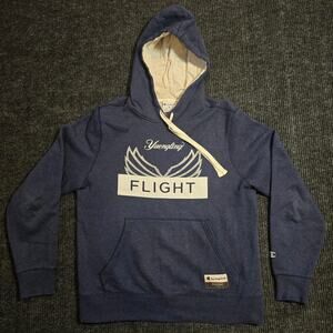 Champion Hoodie with Yuengling Decal on the front. Mens M